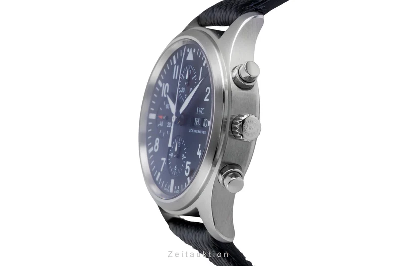 IWC Fliegerchronograph chronograph steel automatic men's watch IW371701 LP: 7800EUR [2600490]