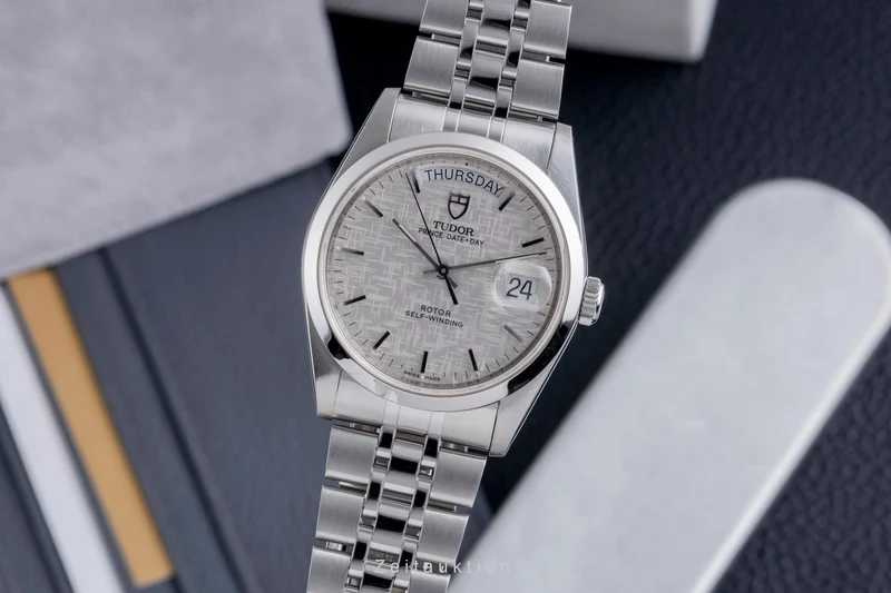 Tudor Date-Day steel automatic men's watch 76200 [2600700]