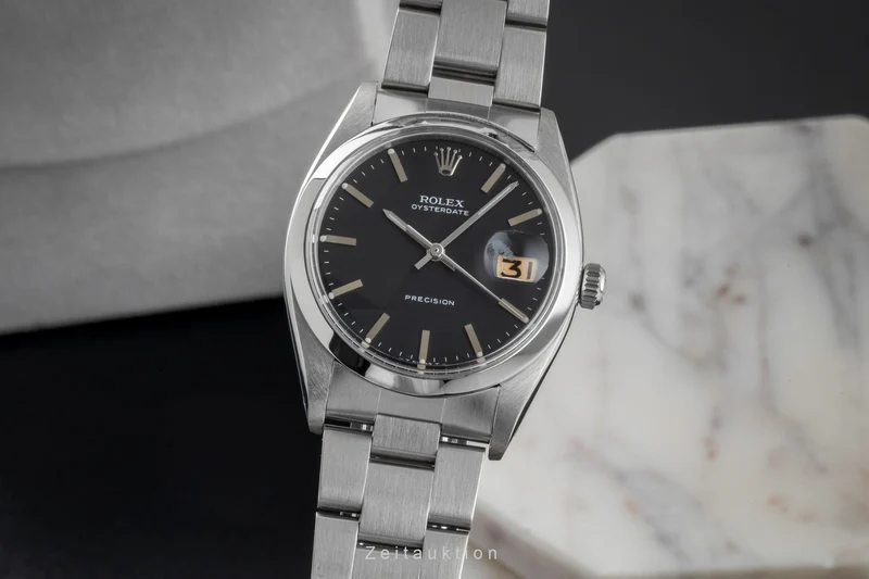 Rolex Oysterdate steel manual winding men's watch 6494 Vintage [2505507]