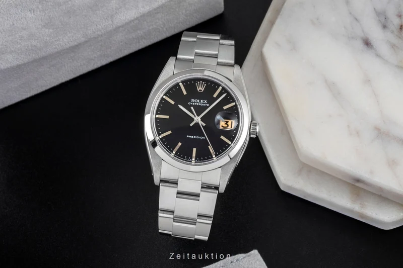 Rolex Oysterdate steel manual winding men's watch 6494 Vintage [2505507]