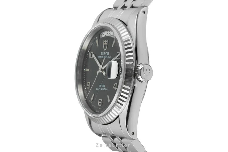 Tudor Date-Day steel / white gold automatic men's watch 76214 [2600448]