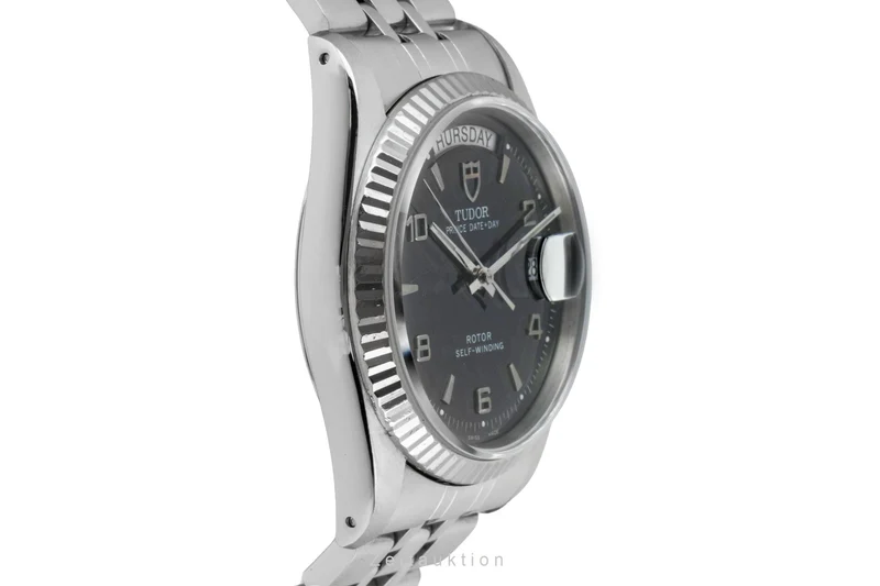 Tudor Date-Day steel / white gold automatic men's watch 76214 [2600448]