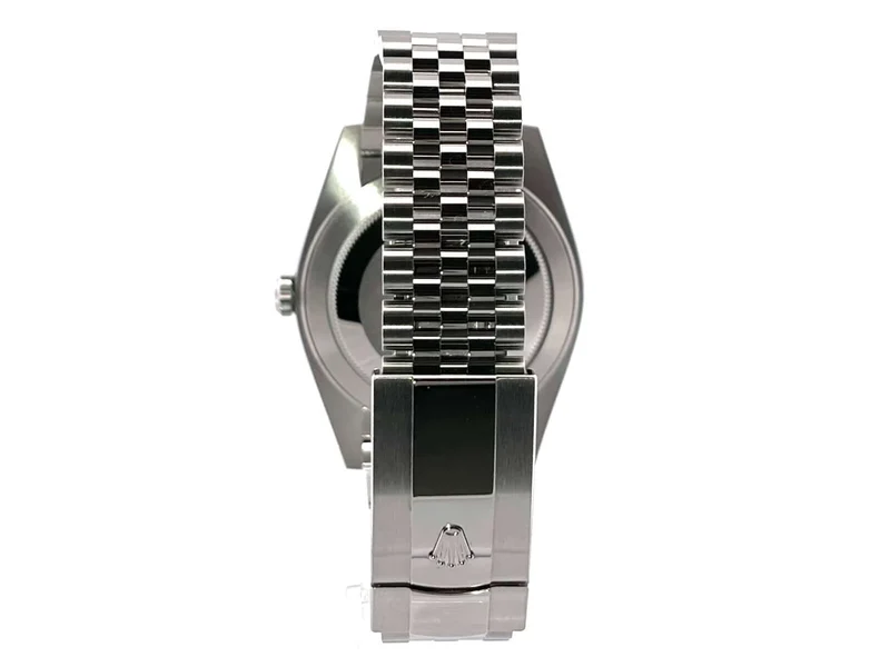 Rolex Datejust 41 Edelstahl Weißgold 126334 Blau Riffelmuster Jubile-Band