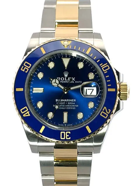 Rolex Submariner Date 41 Edelstahl Gelbgold 126613LB aus 2021