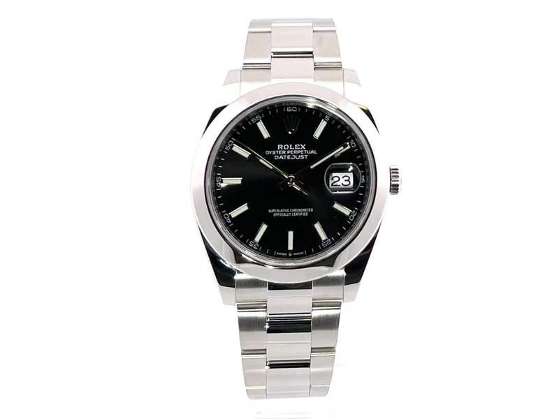 Rolex Datejust 41 Edelstahl 126300 Schwarz