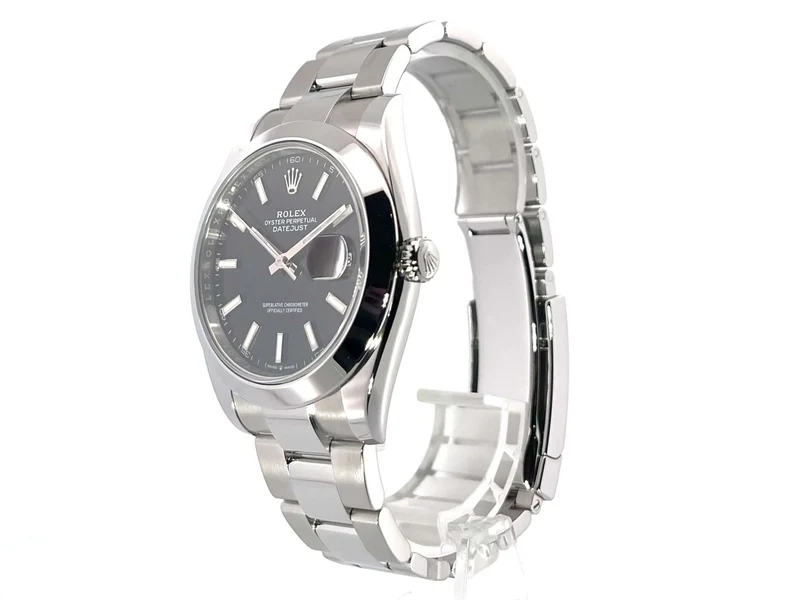 Rolex Datejust 41 Edelstahl 126300 Schwarz