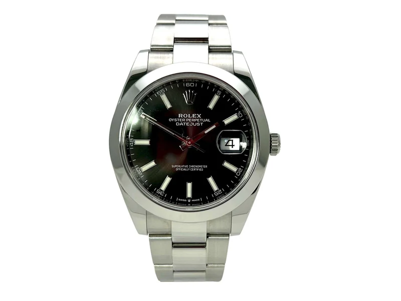 Rolex Datejust 41 Edelstahl 126300 Schwarz