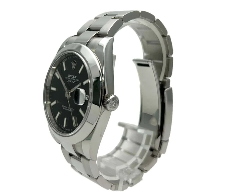 Rolex Datejust 41 Edelstahl 126300 Schwarz