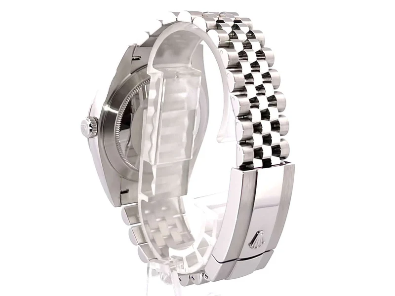 Rolex Datejust 41 Edelstahl 126300 Schwarz Jubile-Band