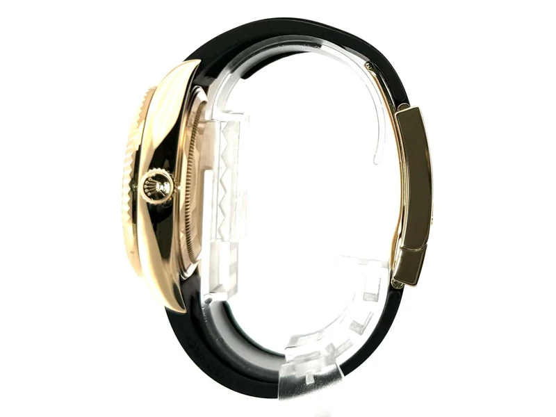 Rolex Sky-Dweller Gelbgold - Oysterflex 326238 Schwarz