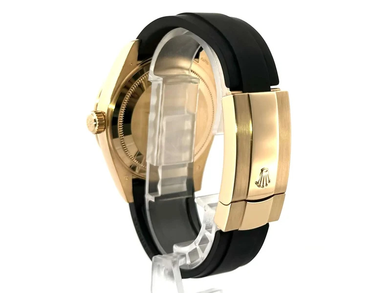 Rolex Sky-Dweller Gelbgold - Oysterflex 326238 Schwarz