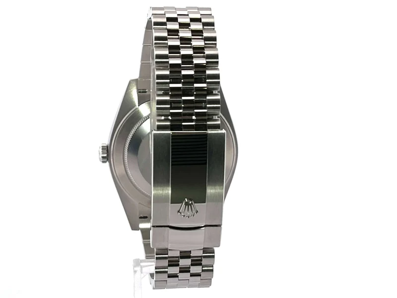 Rolex Datejust 41 Edelstahl Weißgold 126334 Rhodium Dia Jubile-Band