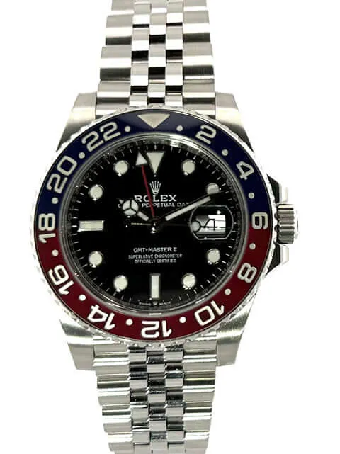 Rolex GMT-Master II Edelstahl 126710BLRO