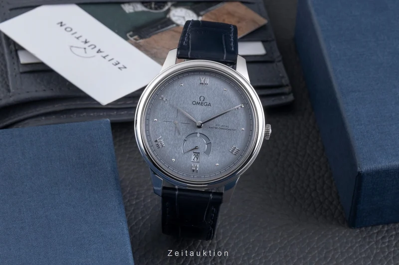 Omega De Ville steel automatic men's watch 434.13.41.21.03.001 LP: 6200EUR [2600851]