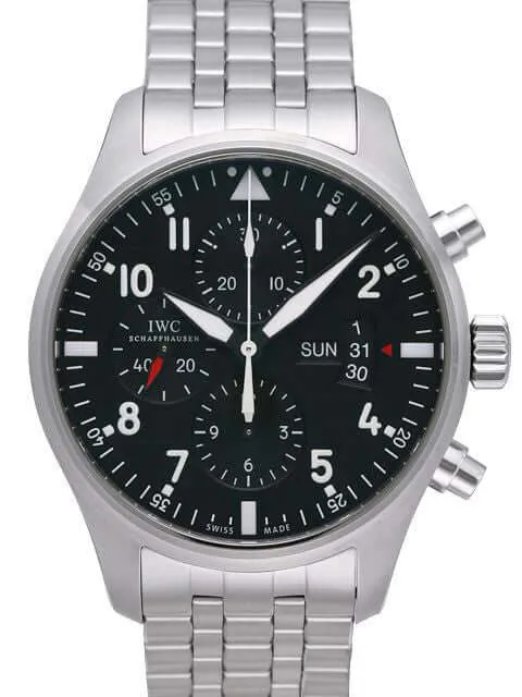 IWC Fliegeruhr Chronograph Stahlband