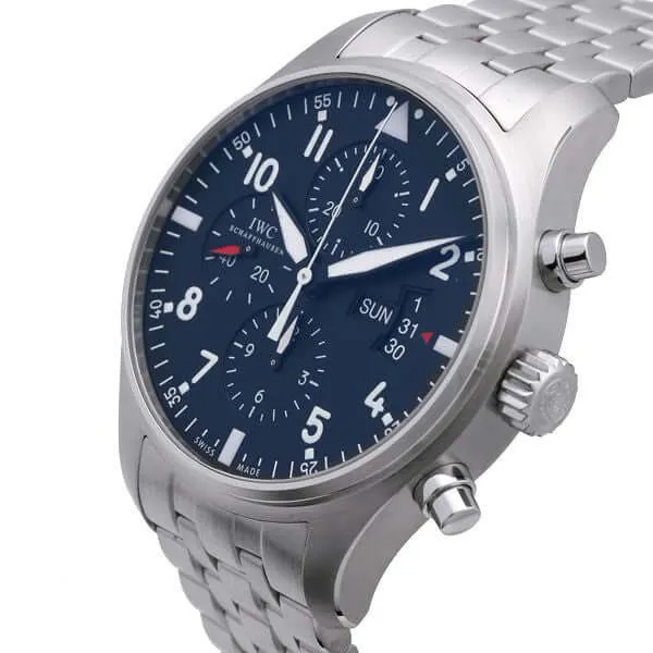 IWC Fliegeruhr Chronograph Stahlband