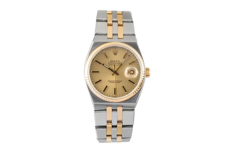 Rolex Oysterquartz steel / gold quartz men's watch 17013 [2601038]
