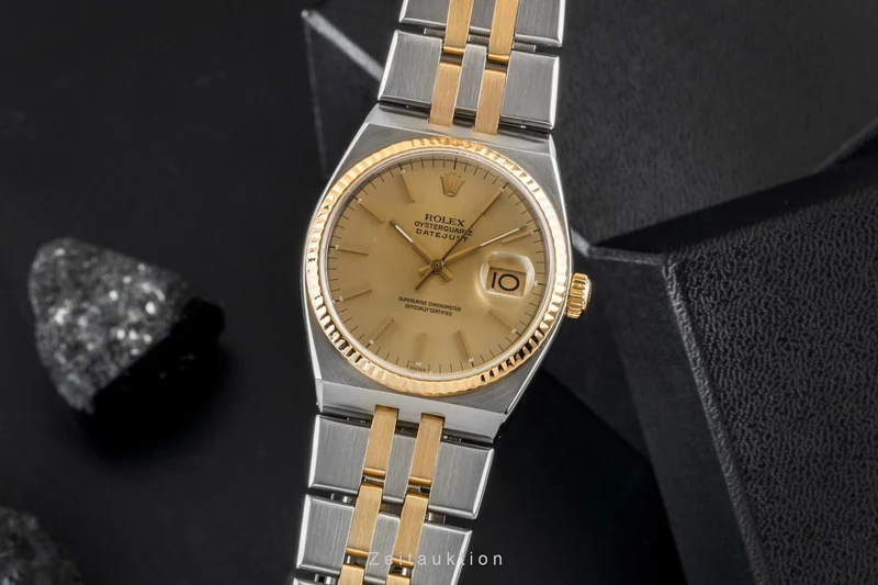 Rolex Oysterquartz steel / gold quartz men's watch 17013 [2601038]