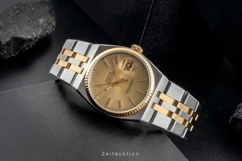 Rolex Oysterquartz steel / gold quartz men's watch 17013 [2601038]