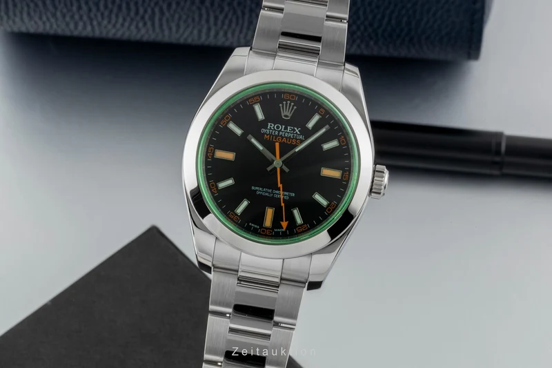 Rolex Milgauss steel automatic men's watch 116400GV [2601200]
