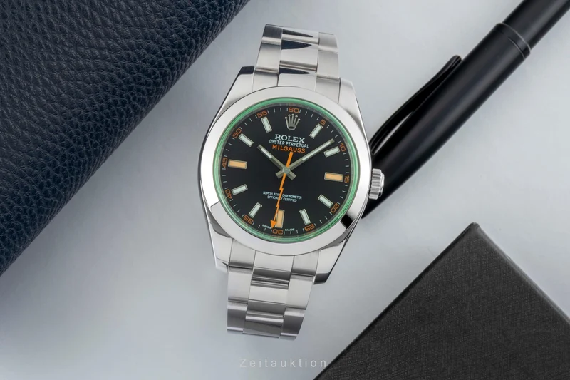Rolex Milgauss steel automatic men's watch 116400GV [2601200]