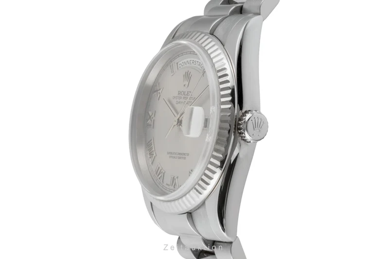 Rolex Day-Date 18 ct white gold automatic men's watch 118239 [2601021]