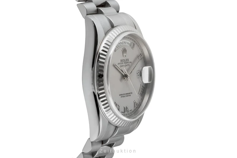 Rolex Day-Date 18 ct white gold automatic men's watch 118239 [2601021]