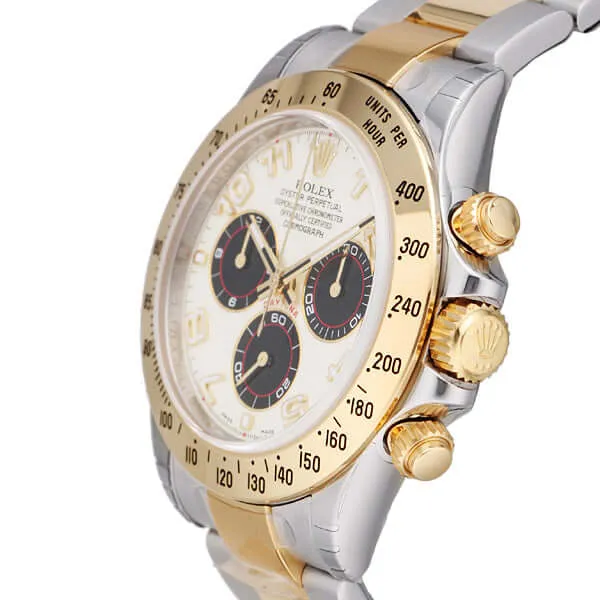 Rolex Daytona Cosmograph 116523 Weiß Schwarz Arabisch