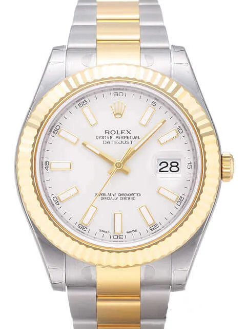 Rolex Datejust II 41 116333 Ivory Index