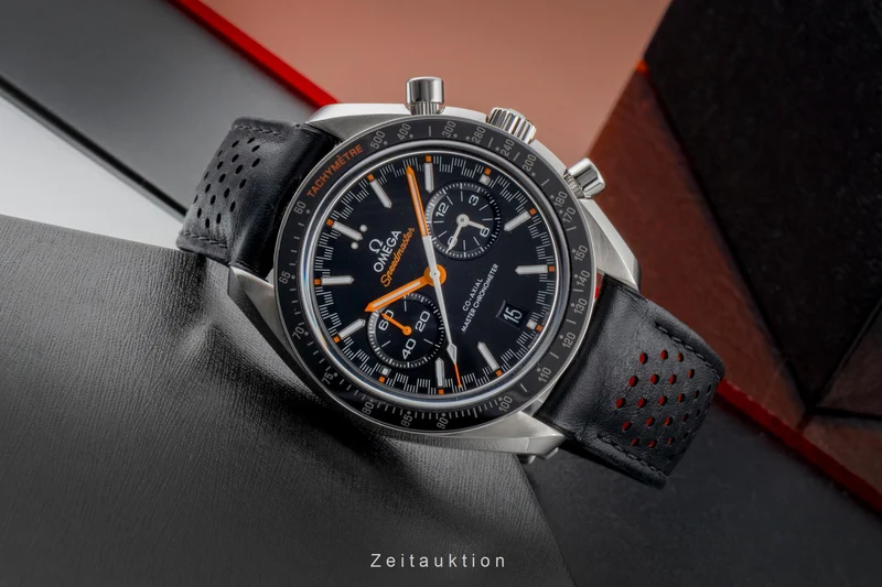 Omega Speedmaster Racing chronograph steel automatic men's watch 329.32.44.51.01.001 LP: 10100EUR [2600505]