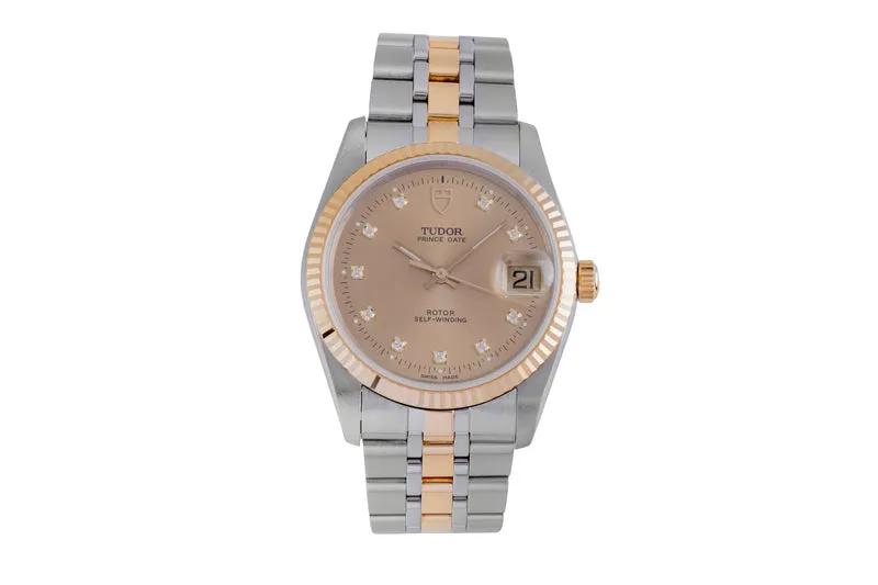 Tudor Prince Date steel / gold automatic unisex 74033 [2600513]