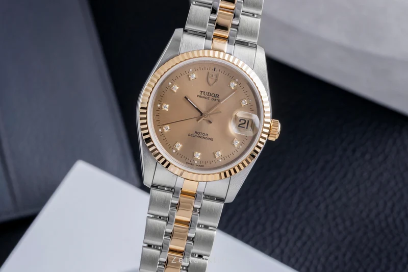 Tudor Prince Date steel / gold automatic unisex 74033 [2600513]