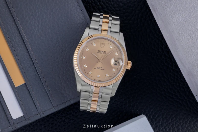 Tudor Prince Date steel / gold automatic unisex 74033 [2600513]