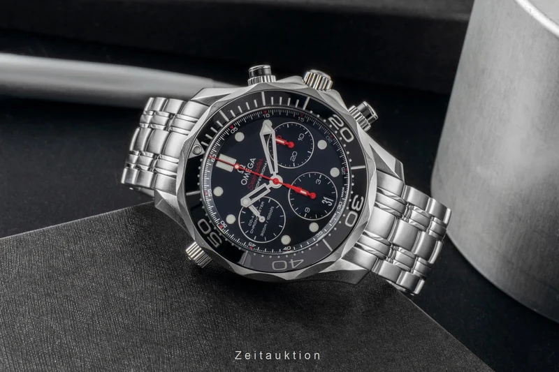 Omega Seamaster chronograph steel automatic men's watch 212.30.42.50.01.001 LP: 9300EUR [2600827]