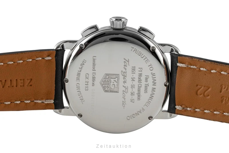 Tag Heuer Targa Florio chronograph steel automatic men's watch CX2113.FC6177 Limited [2507439]