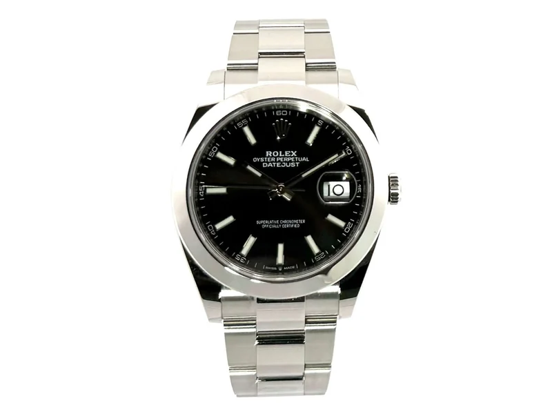 Rolex Datejust 41 Edelstahl 126300 Schwarz