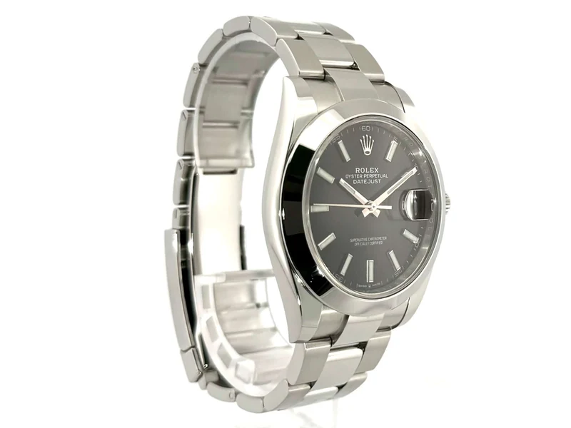 Rolex Datejust 41 Edelstahl 126300 Schwarz