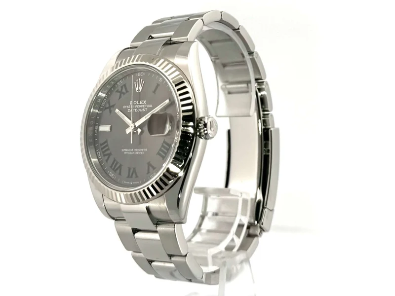 Rolex Datejust 41 Ref. 126334 Rhodium Römisch