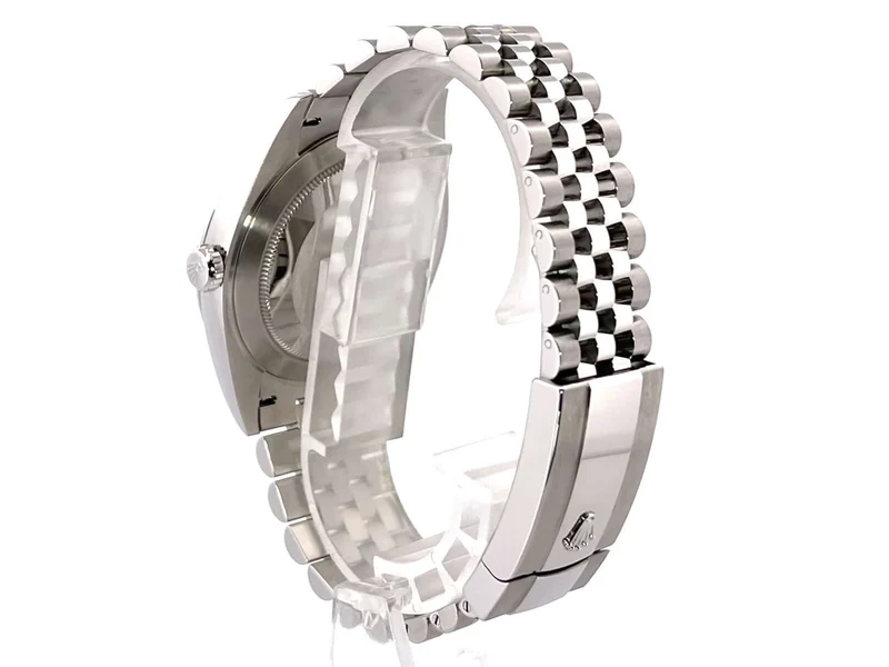 Rolex Datejust 41 Edelstahl 126300 Mintgrün Riffelmuster Jubile-Band
