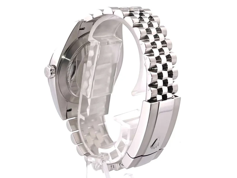 Rolex Datejust 41 Oystersteel 126300 Weiß Römisch Jubile-Band