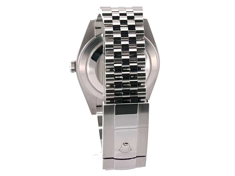Rolex Datejust 41 Oystersteel 126300 Weiß Römisch Jubile-Band