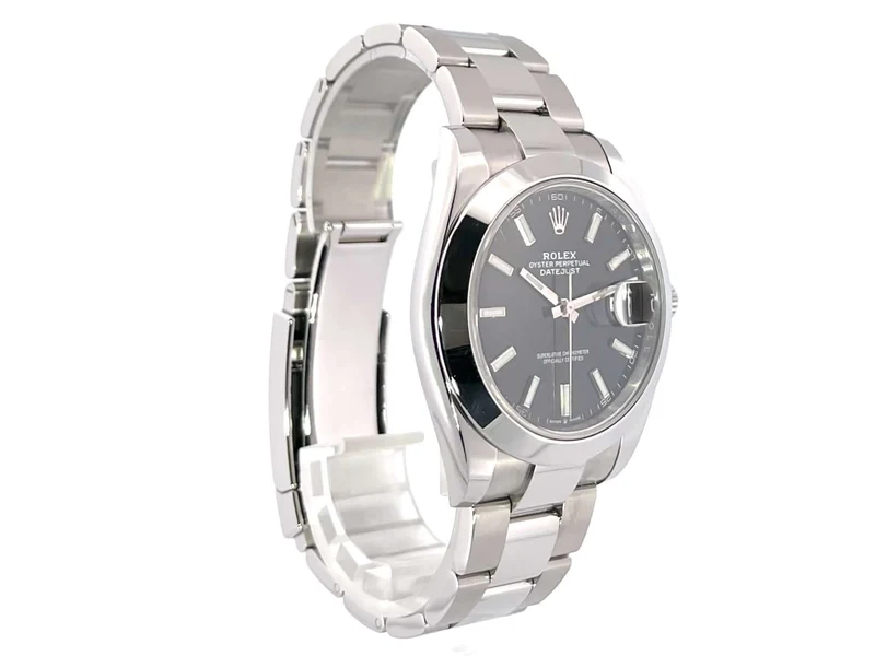 Rolex Datejust 41 Edelstahl 126300 Schwarz