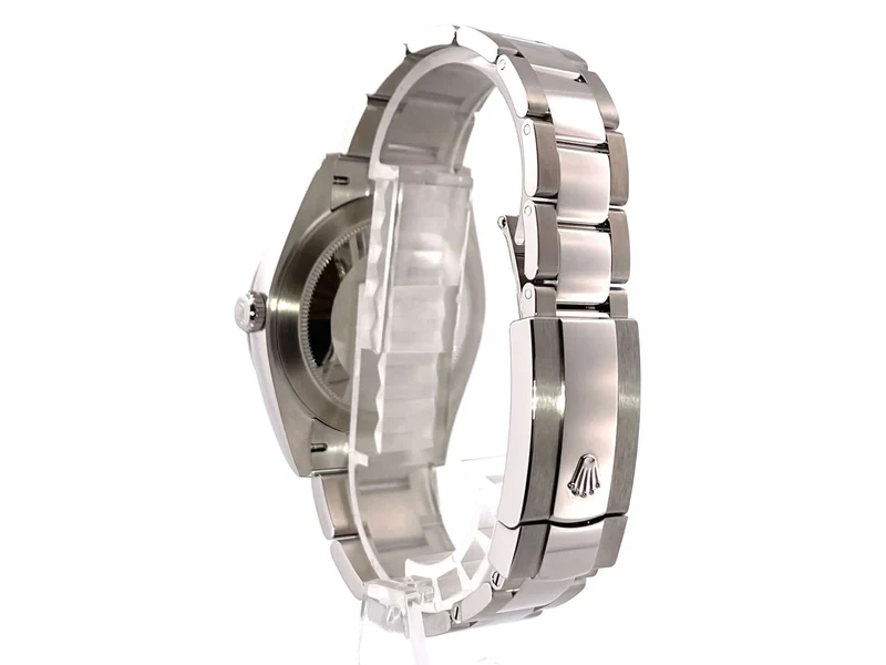 Rolex Datejust 41 Edelstahl 126300 Mintgrün Riffelmuster