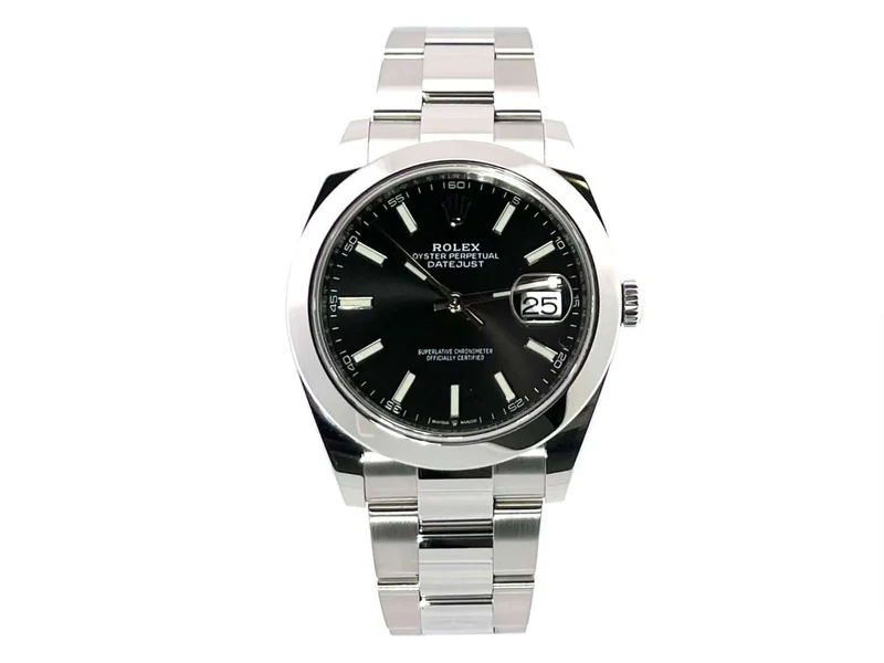 Rolex Datejust 41 Edelstahl 126300 Schwarz