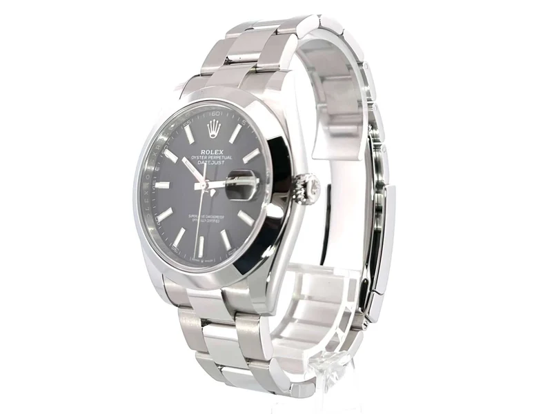 Rolex Datejust 41 Edelstahl 126300 Schwarz