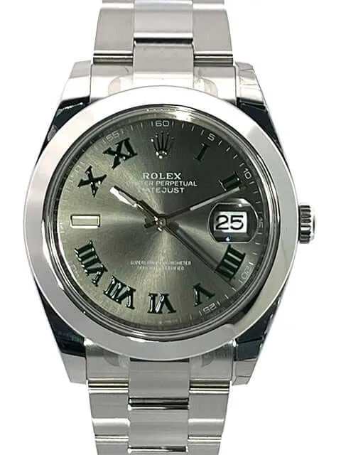 Rolex Datejust 41 Edelstahl 126300 Rhodium R verklebt 2022