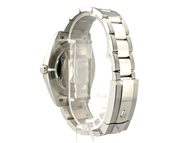 Rolex Datejust 41 Edelstahl Weißgold 126334 Schwarz Diamant