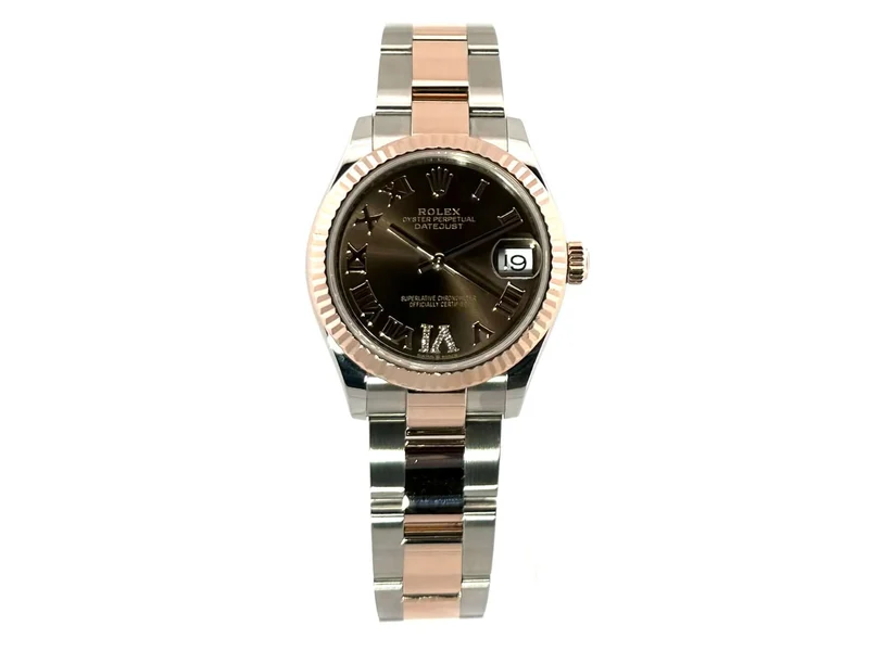 Rolex Datejust 31 Oystersteel Everose-Gold 278271 Choco R Diamant