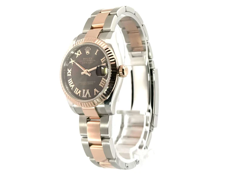 Rolex Datejust 31 Oystersteel Everose-Gold 278271 Choco R Diamant