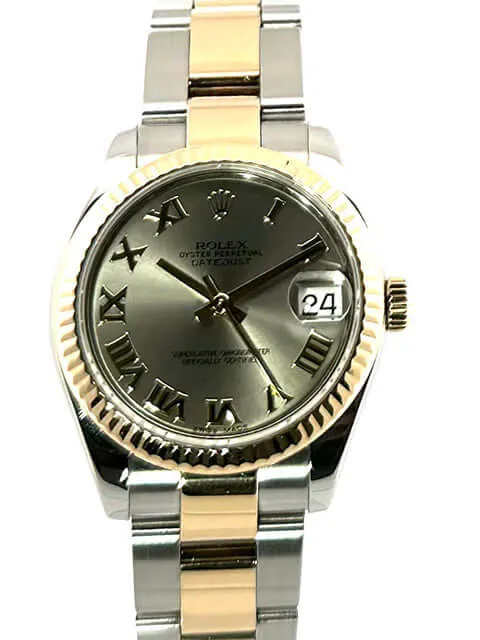 Rolex Datejust 31 Edelstahl Gelbgold 178273 Stahl Römisch